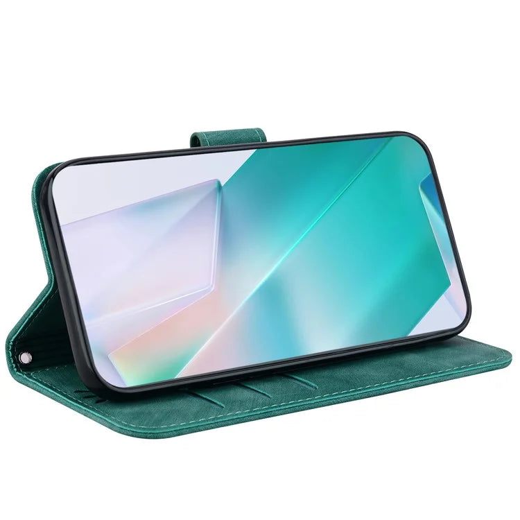 For Xiaomi Redmi Note 13 Pro 5G / Poco X6 5G PU Leather Flip Cover Wallet Stand Tiger Pattern Phone Case
