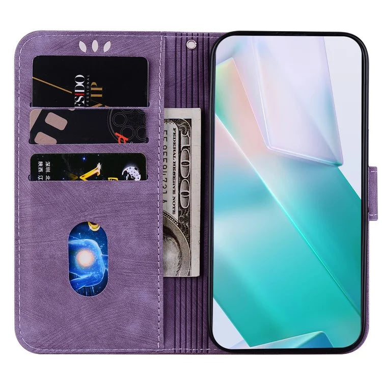 For Xiaomi Redmi Note 13 Pro 5G / Poco X6 5G PU Leather Flip Cover Wallet Stand Tiger Pattern Phone Case