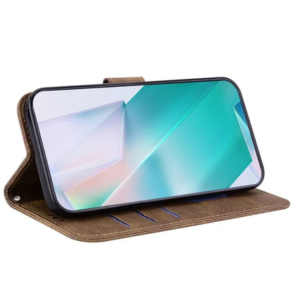 For Xiaomi Redmi Note 13 Pro 5G / Poco X6 5G PU Leather Flip Cover Wallet Stand Tiger Pattern Phone Case