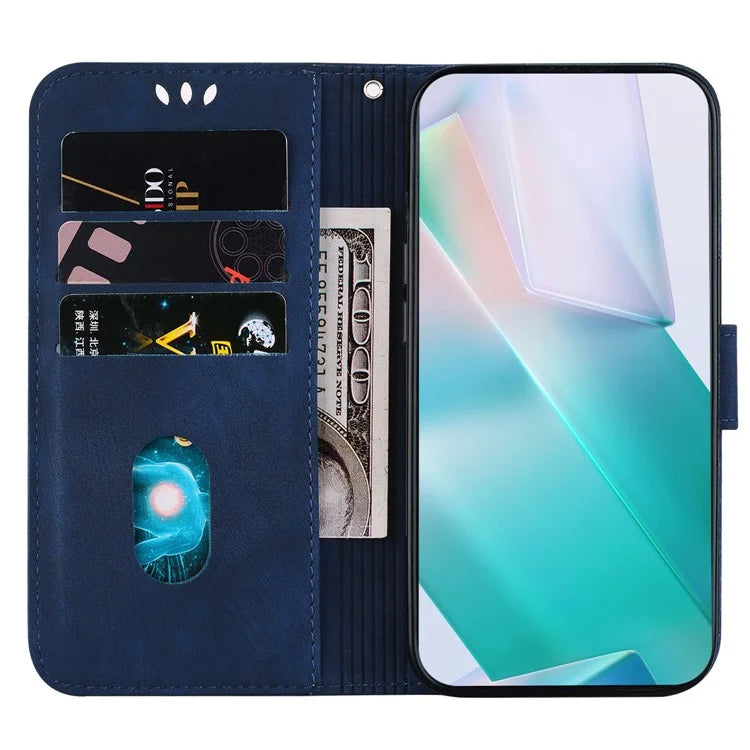 For Xiaomi Redmi Note 13 Pro 5G / Poco X6 5G PU Leather Flip Cover Wallet Stand Tiger Pattern Phone Case