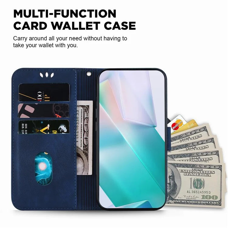 For Xiaomi Redmi Note 13 Pro 5G / Poco X6 5G PU Leather Flip Cover Wallet Stand Tiger Pattern Phone Case