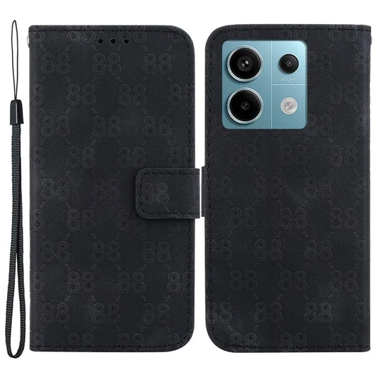 For Xiaomi Redmi Note 13 Pro 5G / Poco X6 5G Wallet Phone Case Double 8-Shape Leather Cover