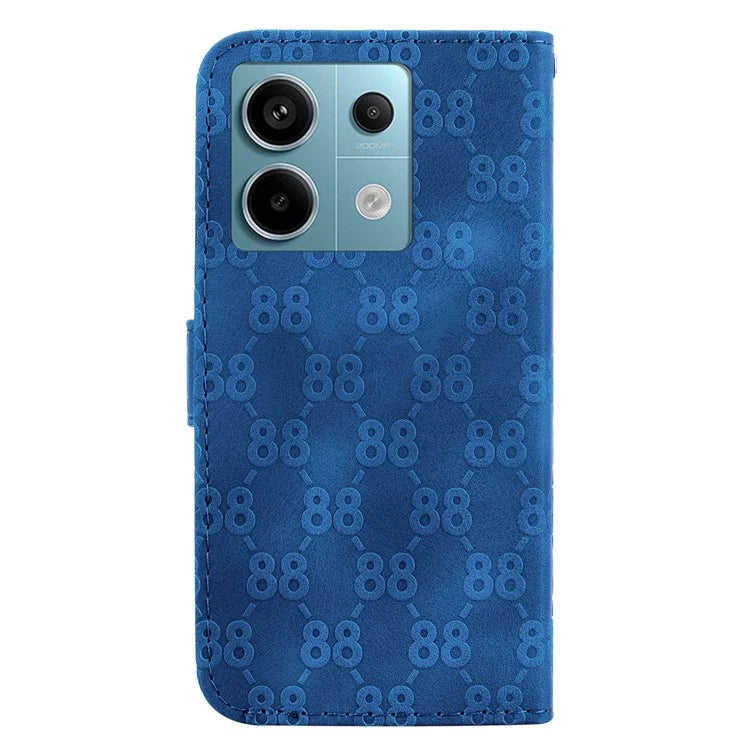 For Xiaomi Redmi Note 13 Pro 5G / Poco X6 5G Wallet Phone Case Double 8-Shape Leather Cover