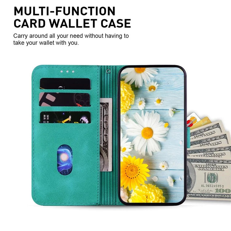 For Xiaomi Redmi Note 13 Pro 5G / Poco X6 5G Phone Cover Flower Wallet Leather Case with Card Holder
