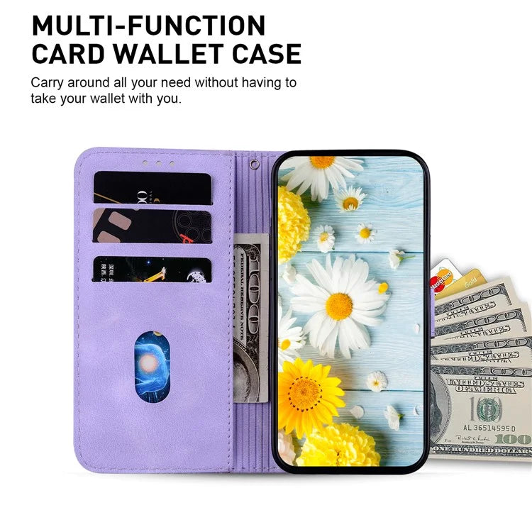 For Xiaomi Redmi Note 13 Pro 5G / Poco X6 5G Phone Cover Flower Wallet Leather Case with Card Holder