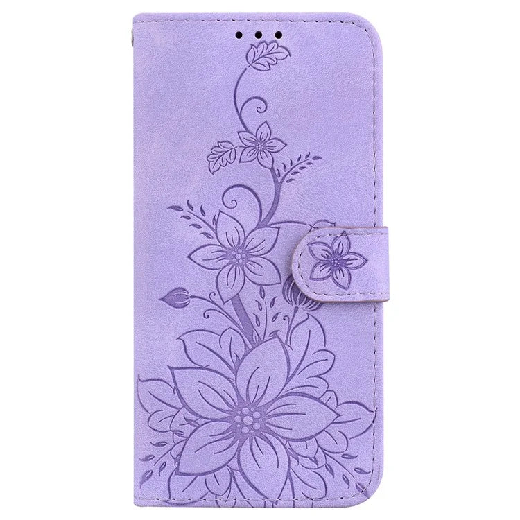 For Xiaomi Redmi Note 13 Pro 5G / Poco X6 5G Phone Cover Flower Wallet Leather Case with Card Holder