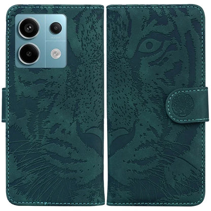 For Xiaomi Redmi Note 13 Pro 5G / Poco X6 5G Tiger Pattern Case PU Leather Stand Wallet Phone Cover