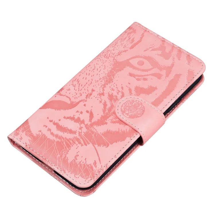 For Xiaomi Redmi Note 13 Pro 5G / Poco X6 5G Tiger Pattern Case PU Leather Stand Wallet Phone Cover