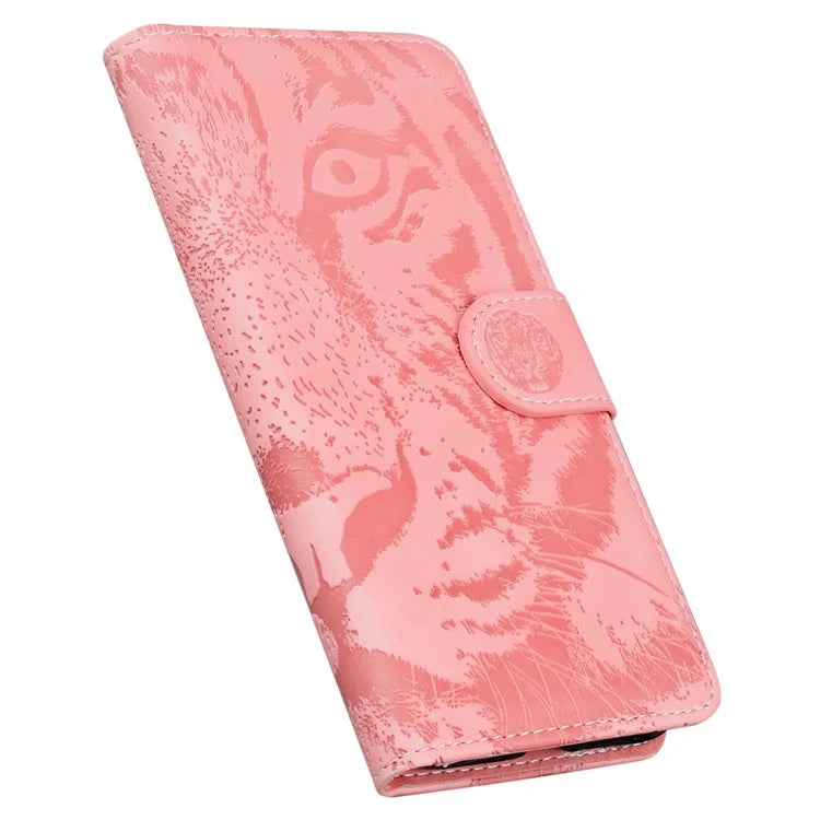 For Xiaomi Redmi Note 13 Pro 5G / Poco X6 5G Tiger Pattern Case PU Leather Stand Wallet Phone Cover