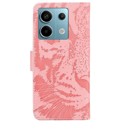 For Xiaomi Redmi Note 13 Pro 5G / Poco X6 5G Tiger Pattern Case PU Leather Stand Wallet Phone Cover
