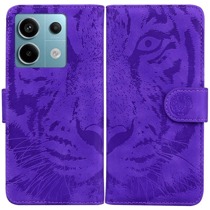 For Xiaomi Redmi Note 13 Pro 5G / Poco X6 5G Tiger Pattern Case PU Leather Stand Wallet Phone Cover