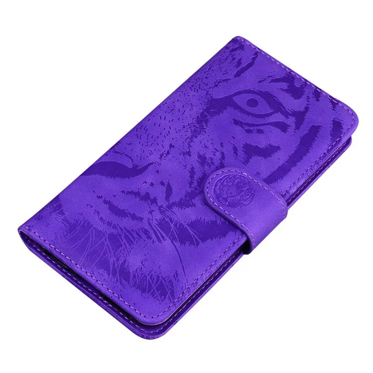 For Xiaomi Redmi Note 13 Pro 5G / Poco X6 5G Tiger Pattern Case PU Leather Stand Wallet Phone Cover