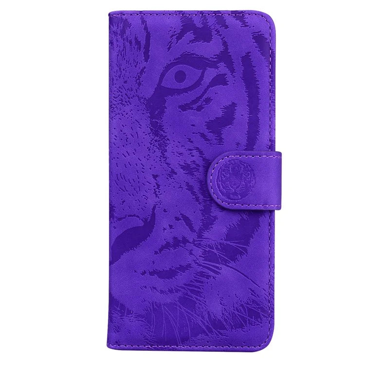 For Xiaomi Redmi Note 13 Pro 5G / Poco X6 5G Tiger Pattern Case PU Leather Stand Wallet Phone Cover