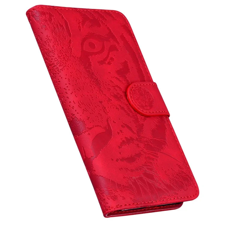 For Xiaomi Redmi Note 13 Pro 5G / Poco X6 5G Tiger Pattern Case PU Leather Stand Wallet Phone Cover