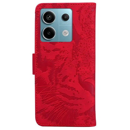 For Xiaomi Redmi Note 13 Pro 5G / Poco X6 5G Tiger Pattern Case PU Leather Stand Wallet Phone Cover