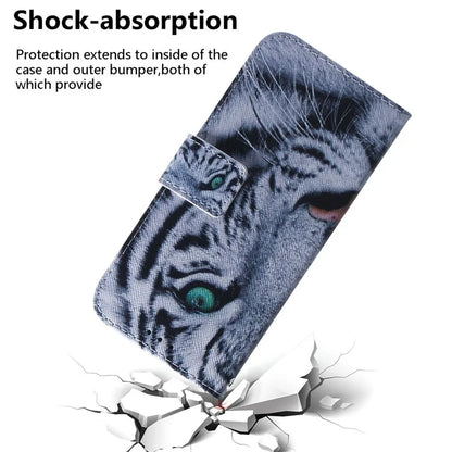 For Xiaomi Redmi Note 13 Pro 5G / Poco X6 5G Leather Case Stand Phone Cover 3D Creative Pattern Design