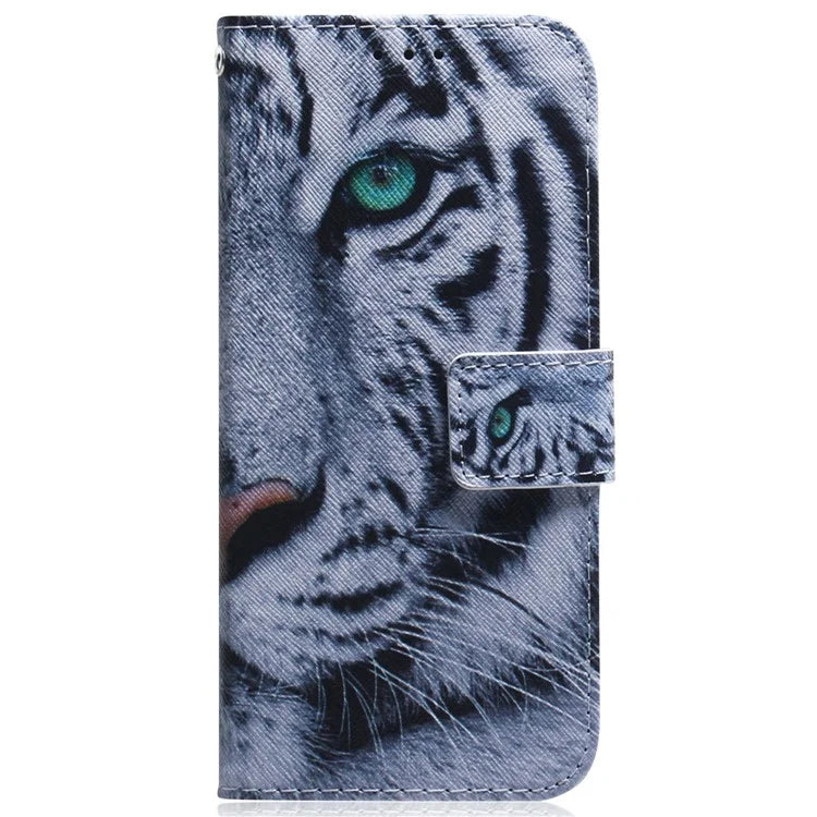 For Xiaomi Redmi Note 13 Pro 5G / Poco X6 5G Leather Case Stand Phone Cover 3D Creative Pattern Design