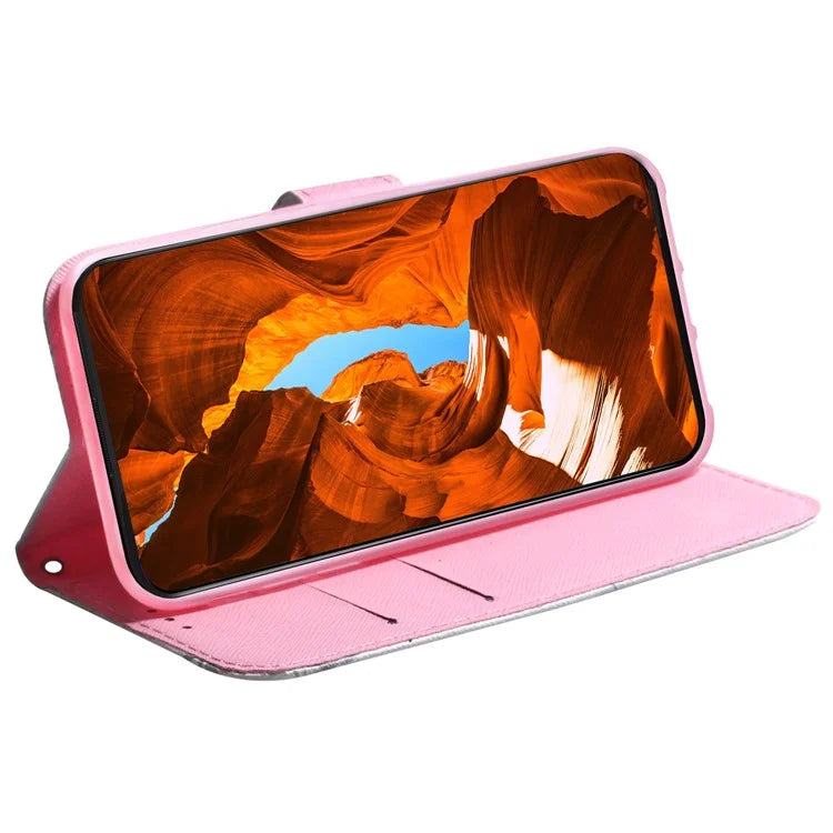 For Xiaomi Redmi Note 13 Pro 5G / Poco X6 5G Leather Case Stand Phone Cover 3D Creative Pattern Design