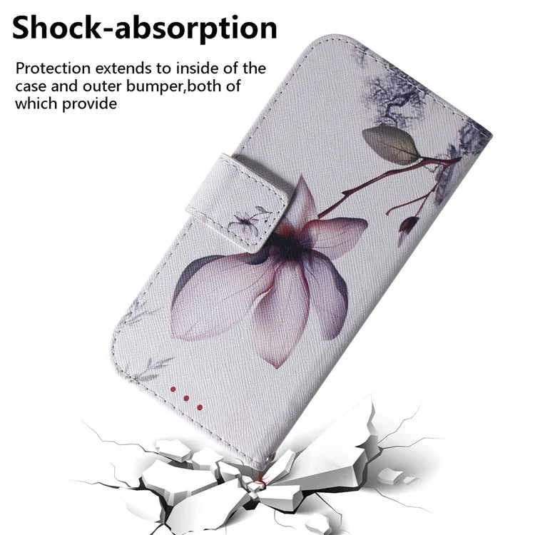 For Xiaomi Redmi Note 13 Pro 5G / Poco X6 5G Leather Case Stand Phone Cover 3D Creative Pattern Design