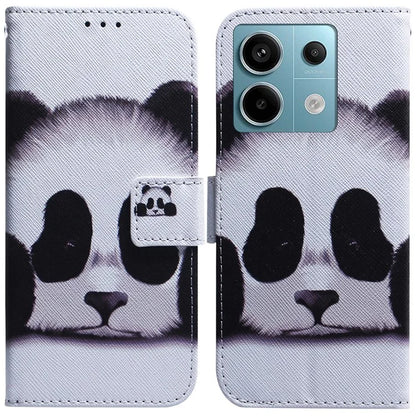 For Xiaomi Redmi Note 13 Pro 5G / Poco X6 5G Leather Case Stand Phone Cover 3D Creative Pattern Design