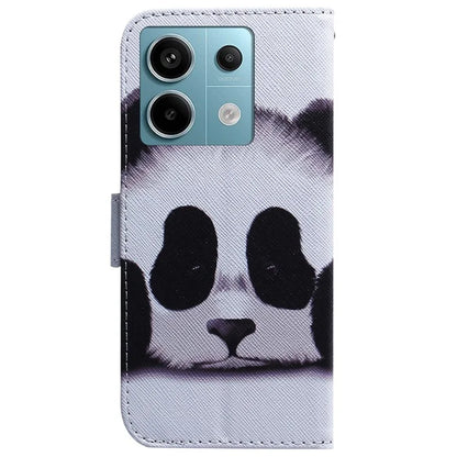 For Xiaomi Redmi Note 13 Pro 5G / Poco X6 5G Leather Case Stand Phone Cover 3D Creative Pattern Design
