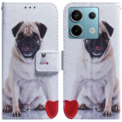 For Xiaomi Redmi Note 13 Pro 5G / Poco X6 5G Leather Case Stand Phone Cover 3D Creative Pattern Design