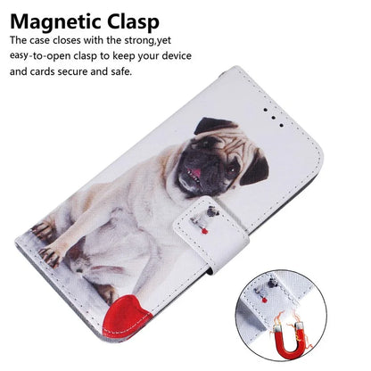 For Xiaomi Redmi Note 13 Pro 5G / Poco X6 5G Leather Case Stand Phone Cover 3D Creative Pattern Design
