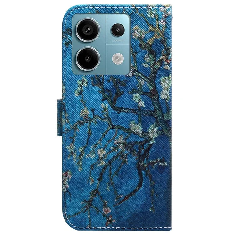 For Xiaomi Redmi Note 13 Pro 5G / Poco X6 5G Leather Case Stand Phone Cover 3D Creative Pattern Design
