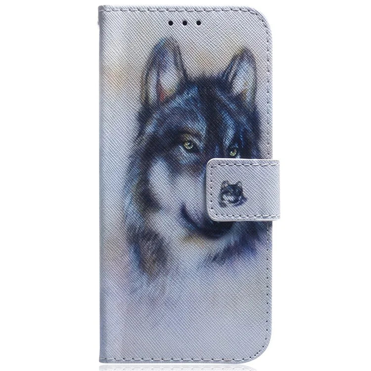For Xiaomi Redmi Note 13 Pro 5G / Poco X6 5G Leather Case Stand Phone Cover 3D Creative Pattern Design