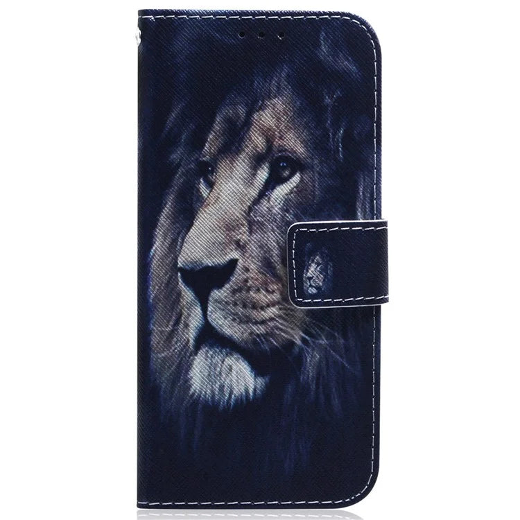 For Xiaomi Redmi Note 13 Pro 5G / Poco X6 5G Leather Case Stand Phone Cover 3D Creative Pattern Design