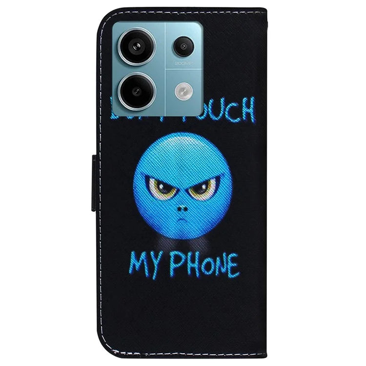 For Xiaomi Redmi Note 13 Pro 5G / Poco X6 5G Leather Case Stand Phone Cover 3D Creative Pattern Design