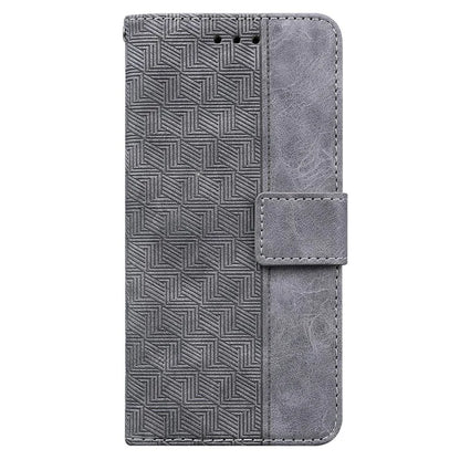 For Xiaomi Redmi Note 13 Pro 5G / Poco X6 5G Leather Flip Phone Case Wallet Cover Geometry Pattern