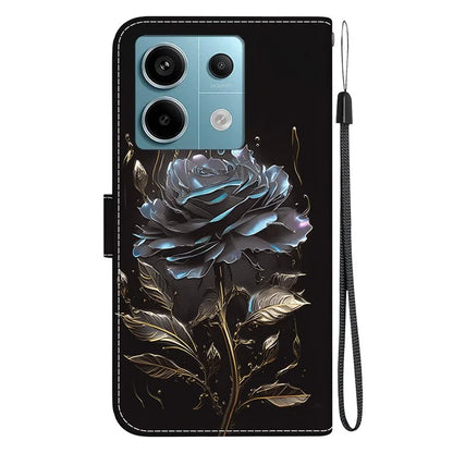 For Xiaomi Redmi Note 13 Pro 5G / Poco X6 5G Wallet Case Phone Leather Cover Pattern Printing