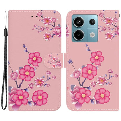 For Xiaomi Redmi Note 13 Pro 5G / Poco X6 5G Wallet Case Phone Leather Cover Pattern Printing