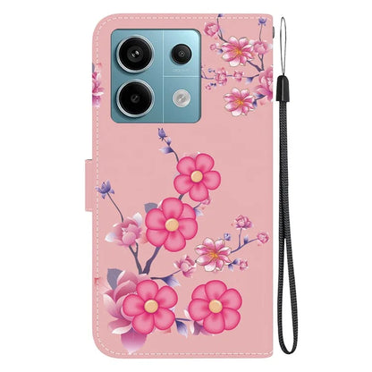 For Xiaomi Redmi Note 13 Pro 5G / Poco X6 5G Wallet Case Phone Leather Cover Pattern Printing