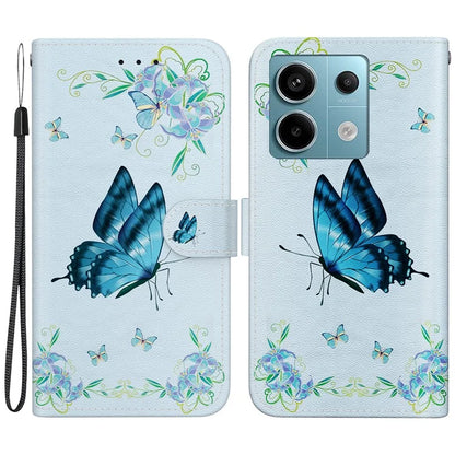 For Xiaomi Redmi Note 13 Pro 5G / Poco X6 5G Wallet Case Phone Leather Cover Pattern Printing