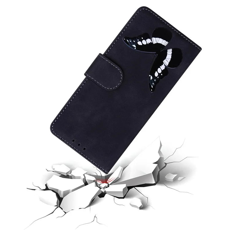 For Xiaomi Redmi Note 13 Pro 5G / Poco X6 5G Case Butterfly Pattern Leather Wallet Cover