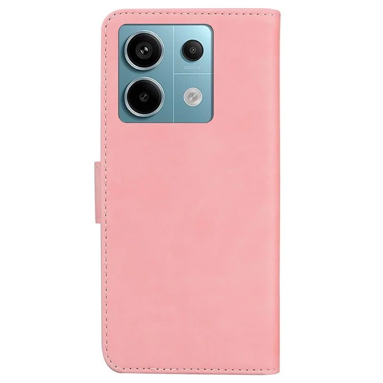 For Xiaomi Redmi Note 13 Pro 5G / Poco X6 5G Case Butterfly Pattern Leather Wallet Cover