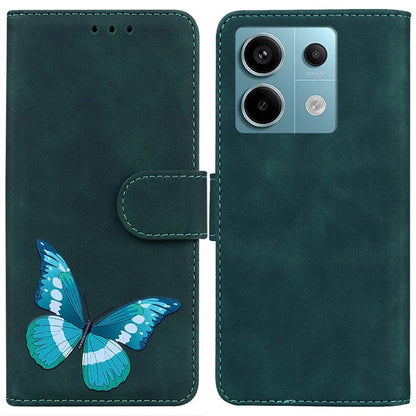 For Xiaomi Redmi Note 13 Pro 5G / Poco X6 5G Case Butterfly Pattern Leather Wallet Cover