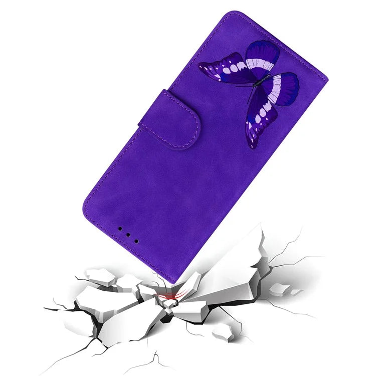 For Xiaomi Redmi Note 13 Pro 5G / Poco X6 5G Case Butterfly Pattern Leather Wallet Cover