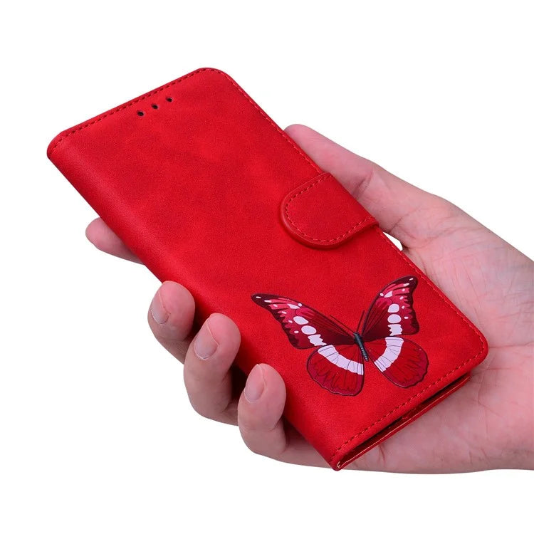 For Xiaomi Redmi Note 13 Pro 5G / Poco X6 5G Case Butterfly Pattern Leather Wallet Cover