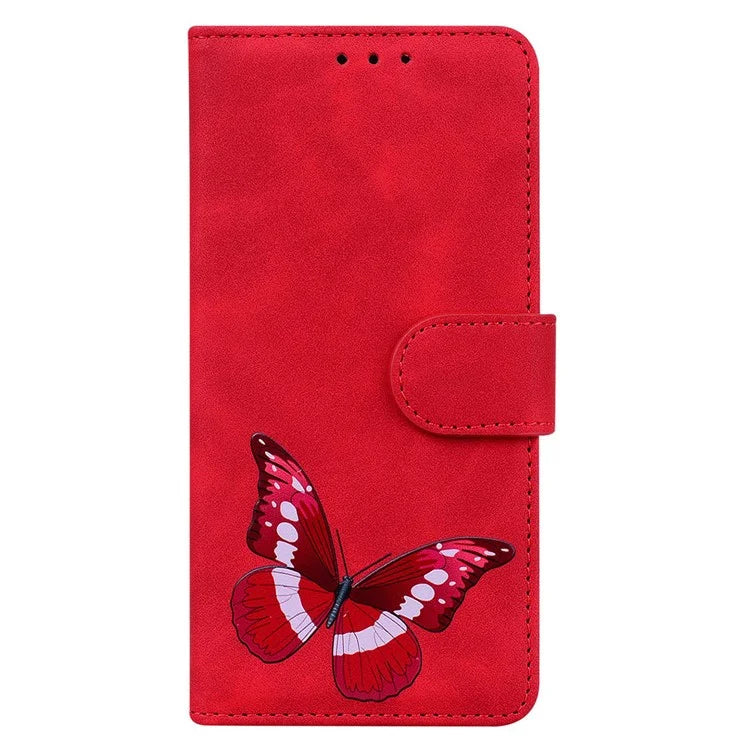 For Xiaomi Redmi Note 13 Pro 5G / Poco X6 5G Case Butterfly Pattern Leather Wallet Cover