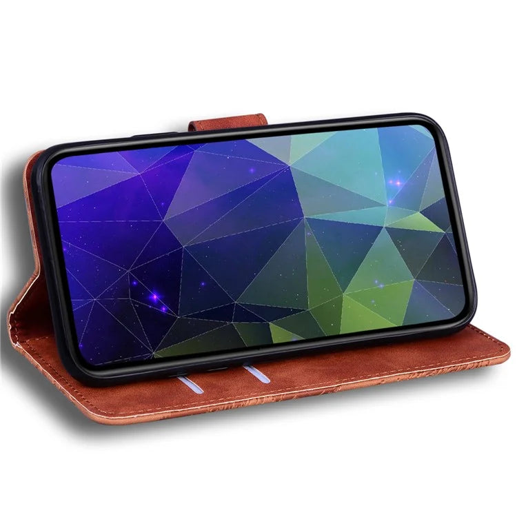 For Xiaomi Redmi Note 13 Pro 5G / Poco X6 5G Case Wallet Stand Solid Color Leather Phone Cover