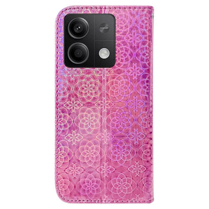 For Xiaomi Redmi Note 13 5G / Redmi Note 13 5G (China) Magnetic Phone Case Dazzling Flower Card Slots Cover