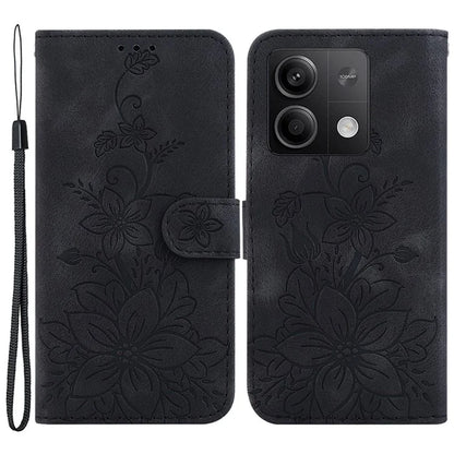 For Xiaomi Redmi Note 13 5G / Note 13 5G (China) Flower Leather Case Wallet Cover
