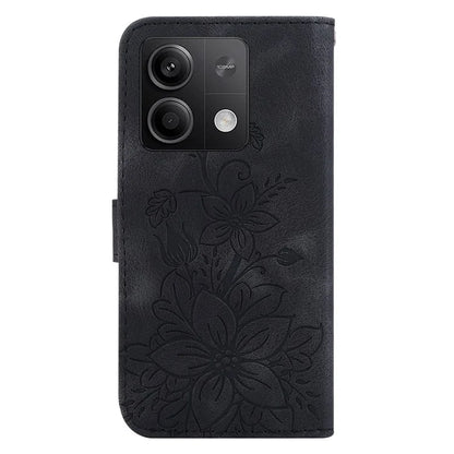 For Xiaomi Redmi Note 13 5G / Note 13 5G (China) Flower Leather Case Wallet Cover