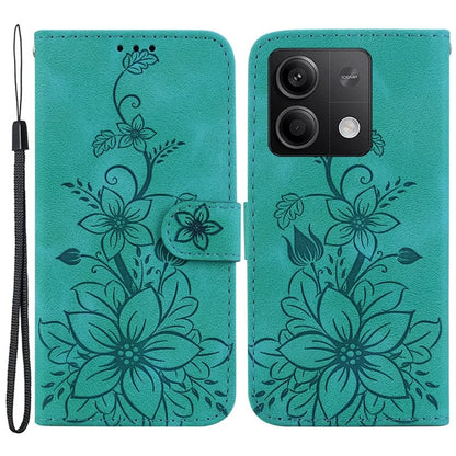 For Xiaomi Redmi Note 13 5G / Note 13 5G (China) Flower Leather Case Wallet Cover