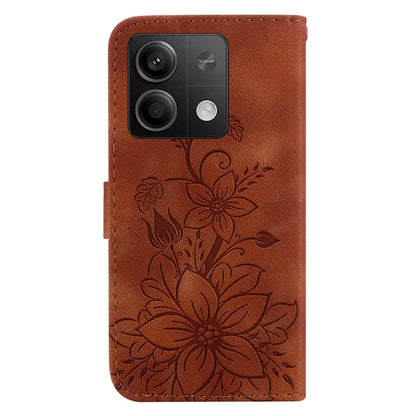 For Xiaomi Redmi Note 13 5G / Note 13 5G (China) Flower Leather Case Wallet Cover