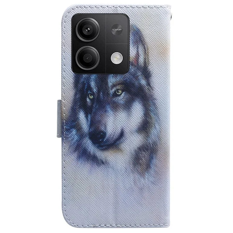 For Xiaomi Redmi Note 13 5G / Note 13 5G (China) Phone Case Wallet Cover with Pattern Print