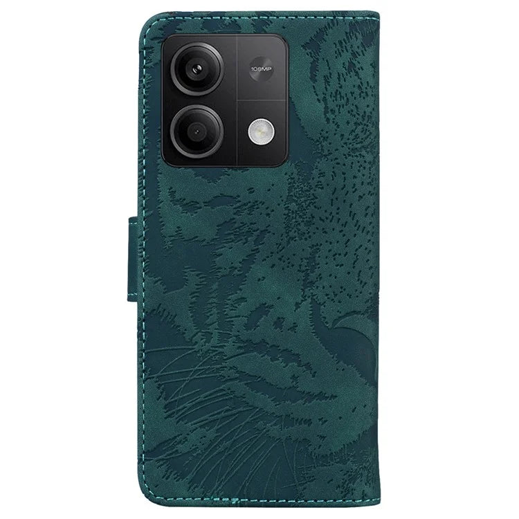 For Xiaomi Redmi Note 13 5G /  Note 13 5G (China) Leather Wallet Case Tiger Pattern Cover